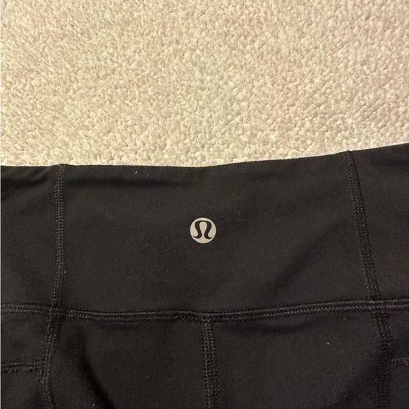 Lululemon Black Wunder Under Crop II Leggings Laser-Cut Mesh Special Edition - Picture 11 of 16